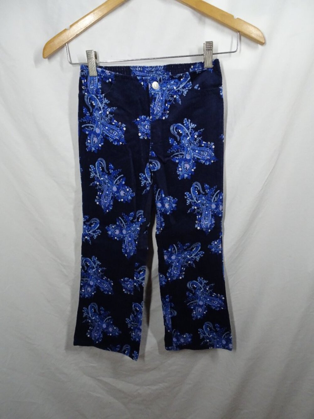 Vintage Y2K Cherokee Girls Youth Corduroy Floral Pants Size 6X